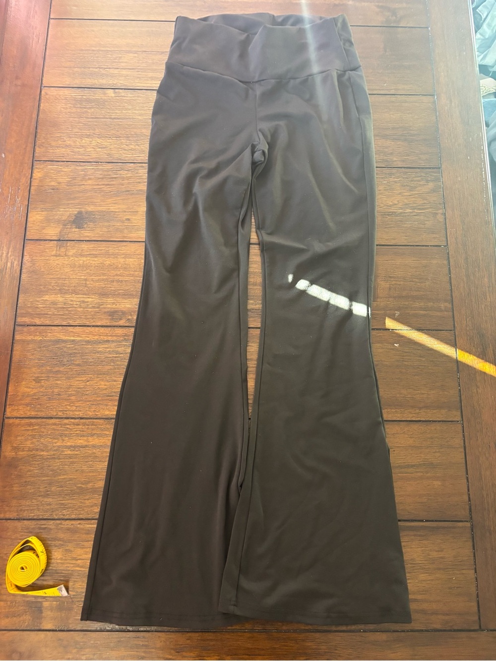 Black Flared Yoga Pants